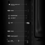 Hisense Pantalla 40" QLED 4K Fire TV