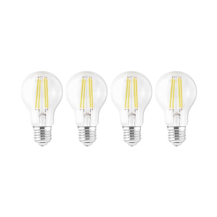 Alfelec, Set de 4 Focos Decorativos de Filamento LED - Luz Fría
