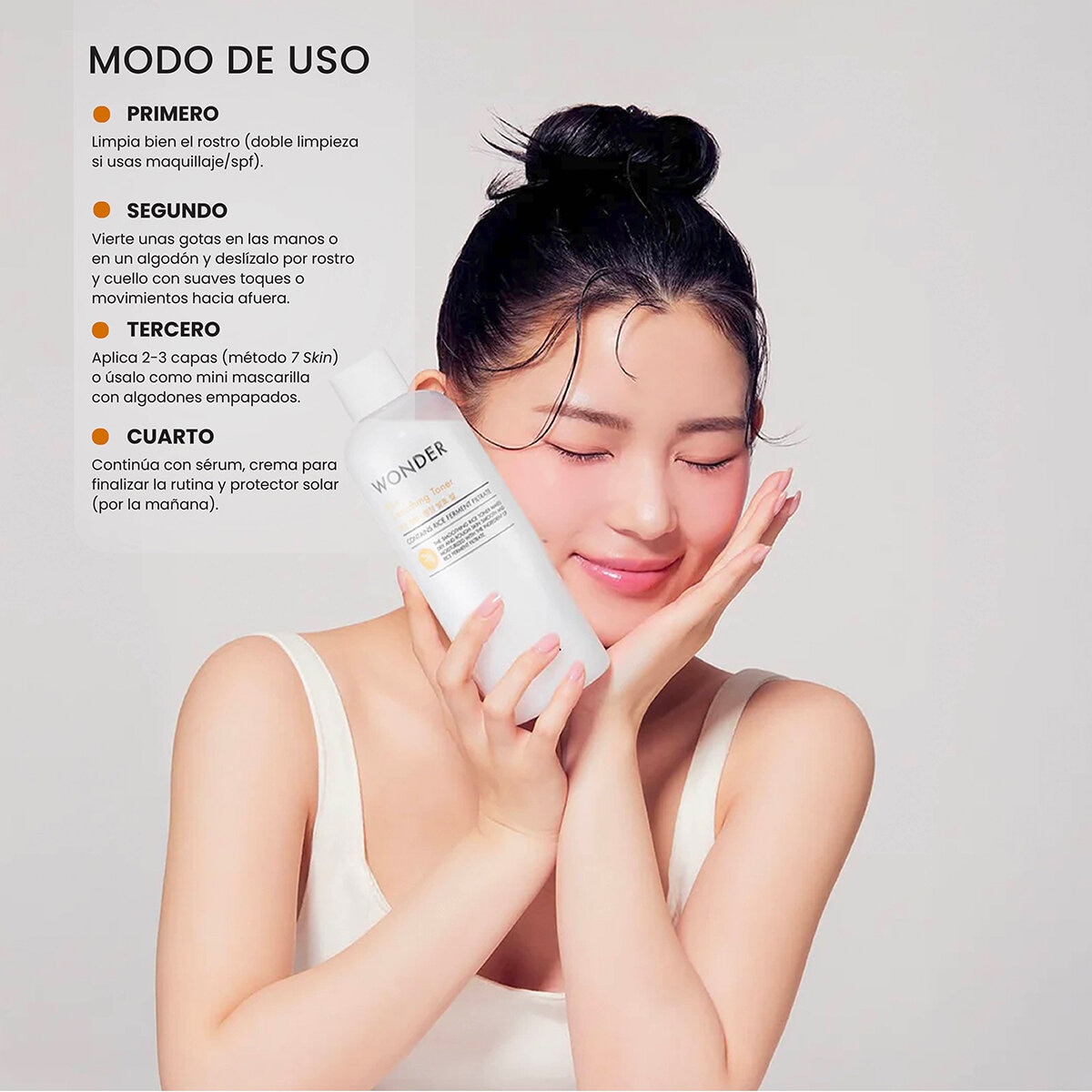 Tony Moly Wonder Rice Toner Facial 2 pzas de 500 ml