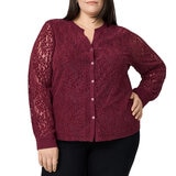 Cable and Gauge Blusa para Dama Rojo Extra Chica