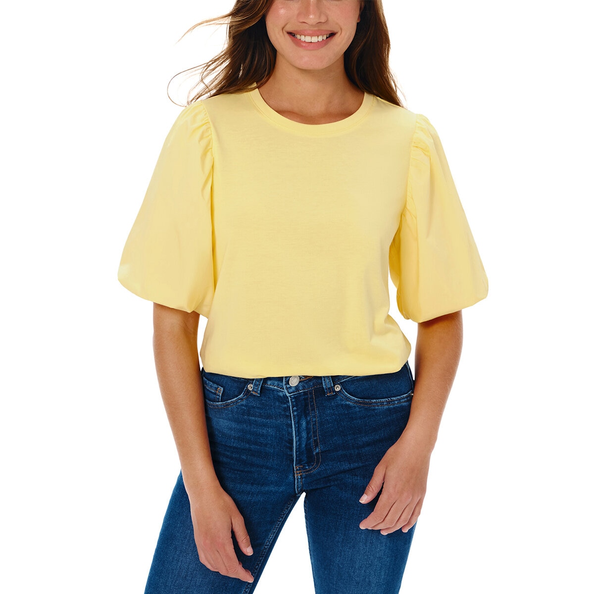 Frye Blusa para Dama Amarillo Extra Grande