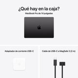 Apple MacBook Pro 14" M5 16GB 512GB SSD Negro Espacial