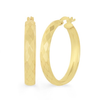 Arracadas, Oro Amarillo de 14K Arracadas, Oro Amarillo de 14K