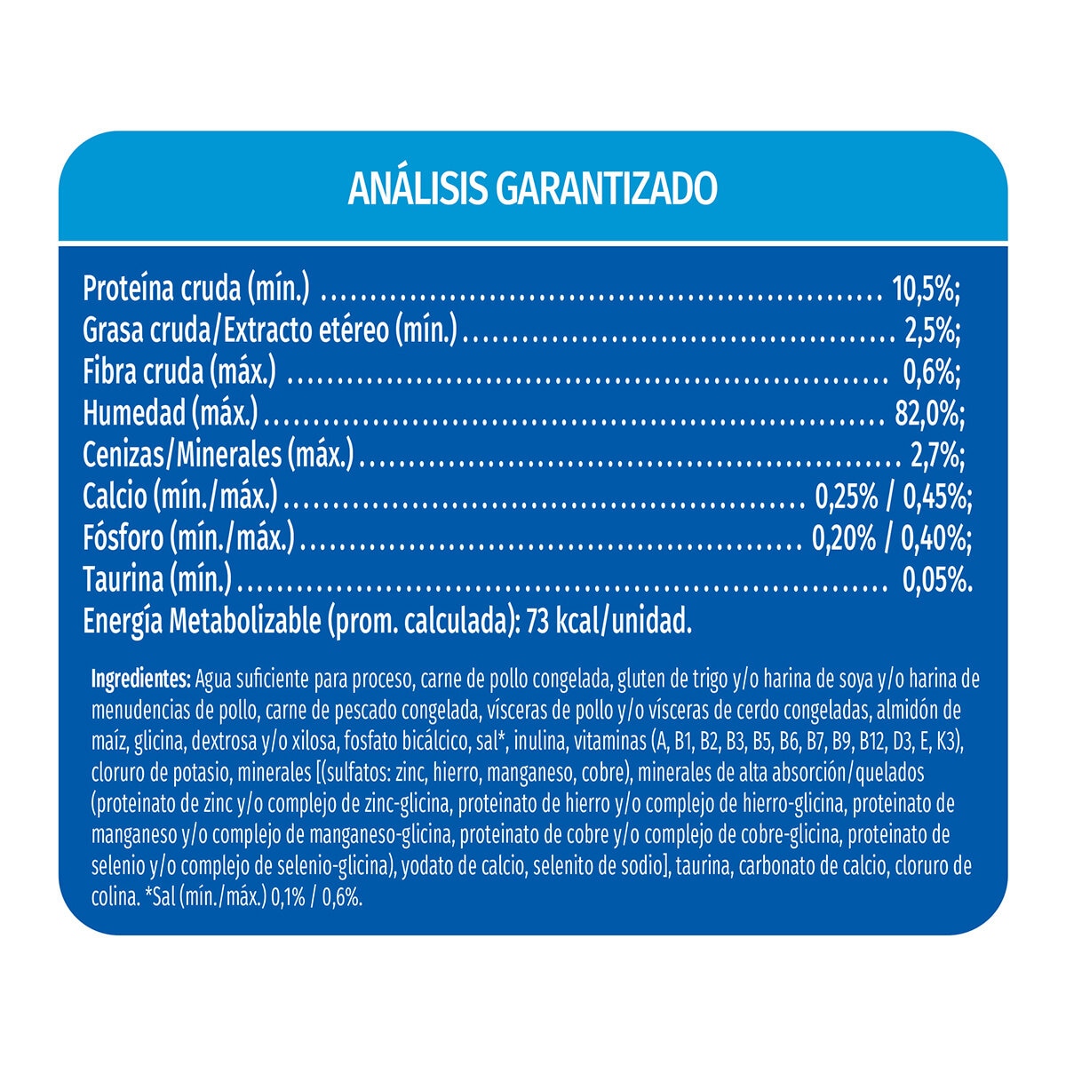 Cat Chow Purina Alimento Húmedo Adulto Sabor Pescado 24 pzas 85 g