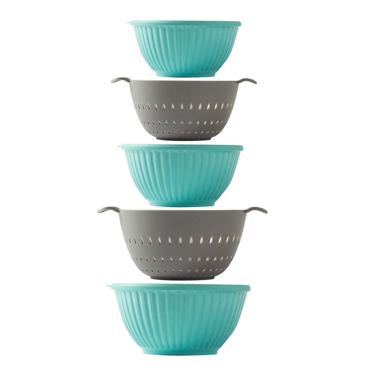 Juego de Recipientes de Preparación para Cocina, 5 Piezas