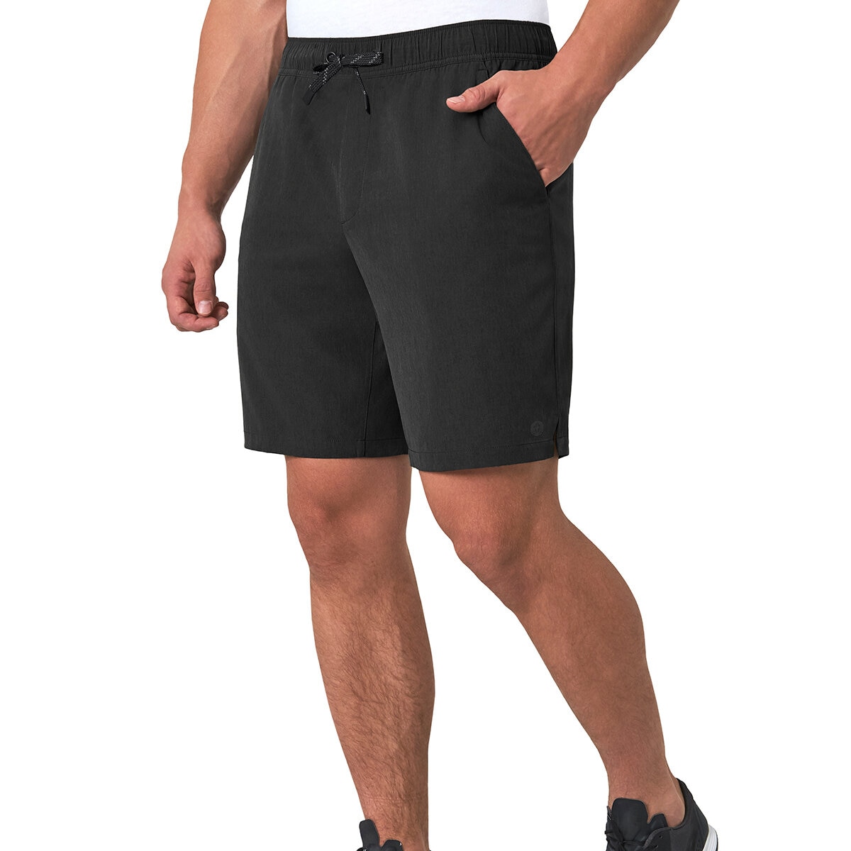 Mondetta Shorts para Caballero negro grande