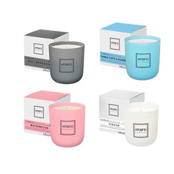 Krosno Juego de 4 Velas de 250g