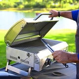 NXR, Parrilla de Acero Inoxidable Portátil de Gas Propano de 3 Quemadores NXR, Parrilla de Acero Inoxidable Portátil de Gas Propano de 3 Quemadores