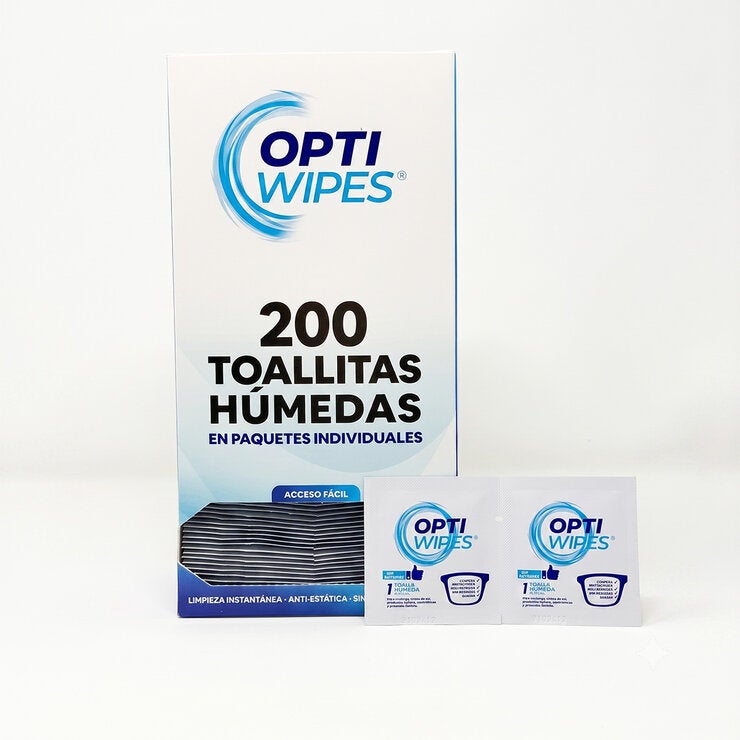 Optiwipes Toallitas Húmedas en Paquetes Individuales