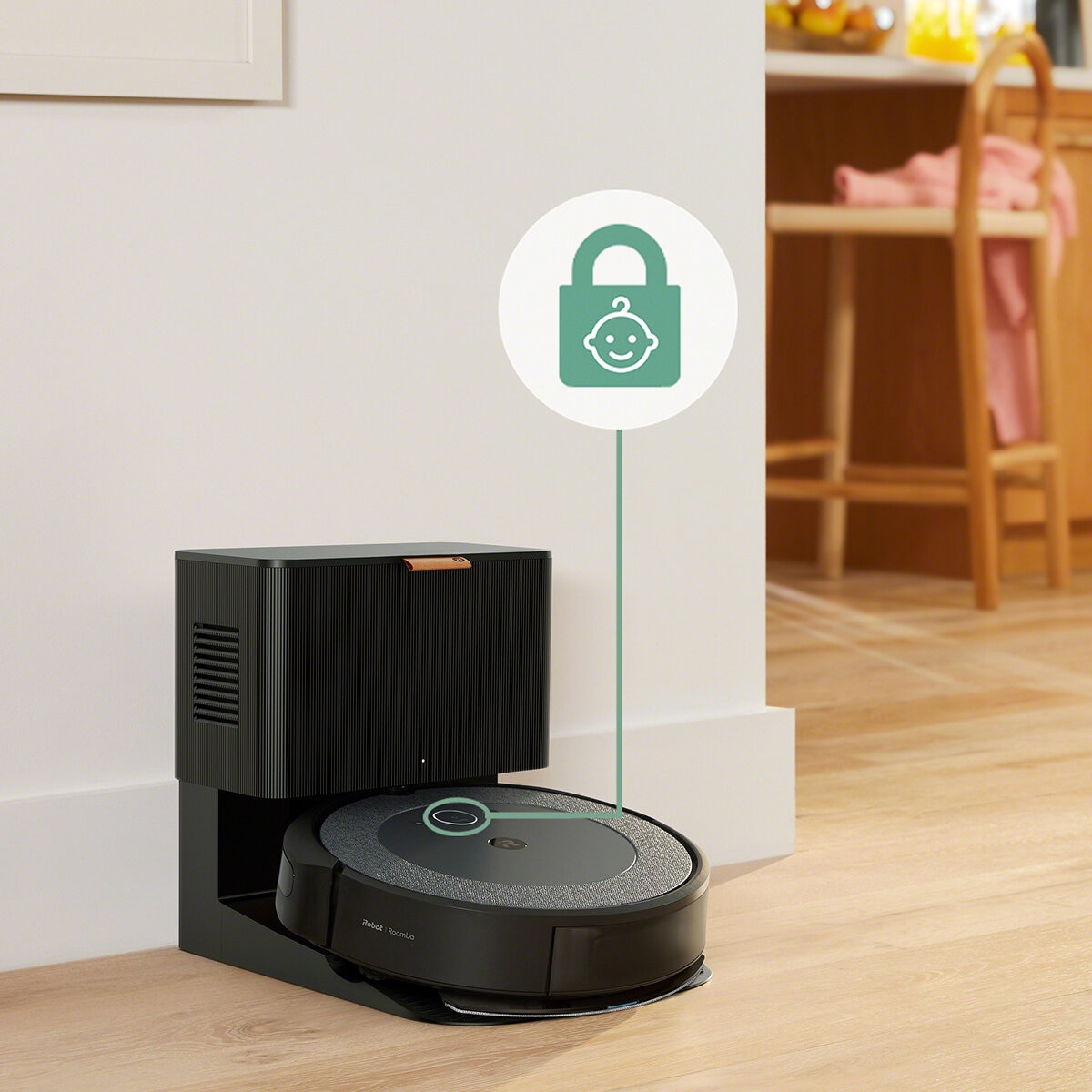 iRobot Roomba Combo i5+ con Depósito, Robot 2 en 1 Trapea y Aspira, Con Conexión WiFi