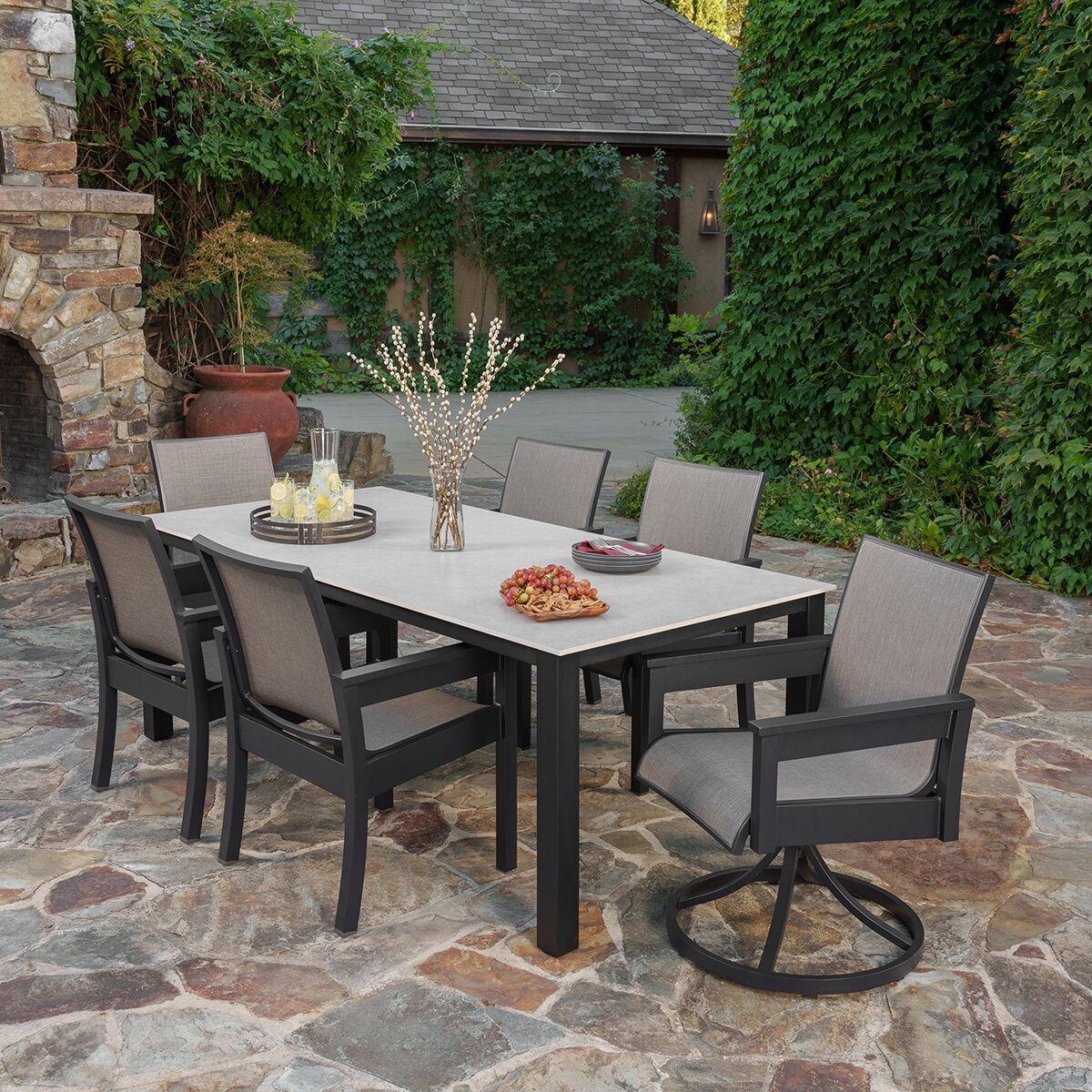 SunVilla, Fairchild comedor de 7 piezas para patio