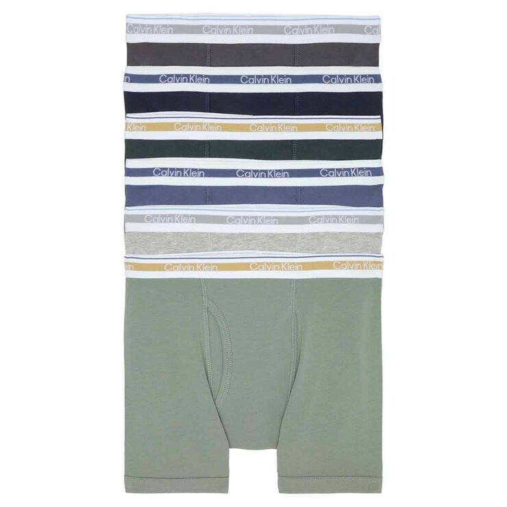 Calvin Klein Ropa Interior para Niños 6 piezas Niños 8 / 10 Años Calvin Klein Ropa Interior para Niños 6 piezas Niños 8 / 10 Años