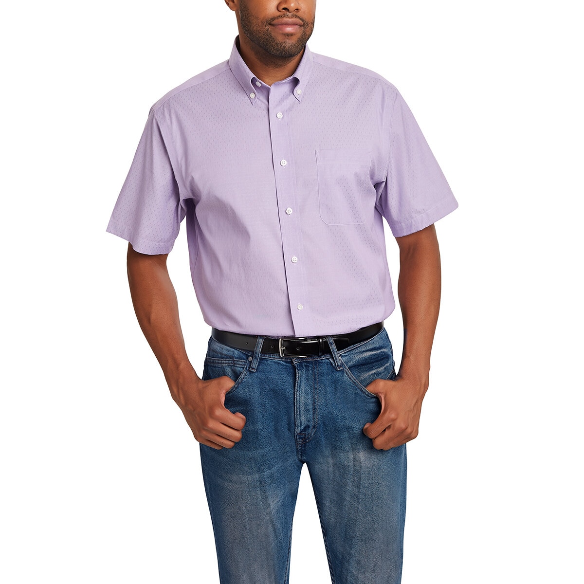 Kirkland Signature Playera para Caballero Morado Mediana