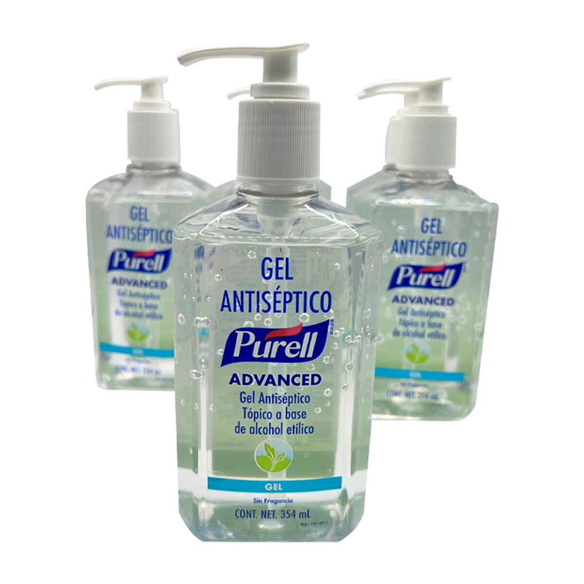 Purell Advanced Gel Alcohólico Antiséptico para Manos 6 pzas de 354 ml