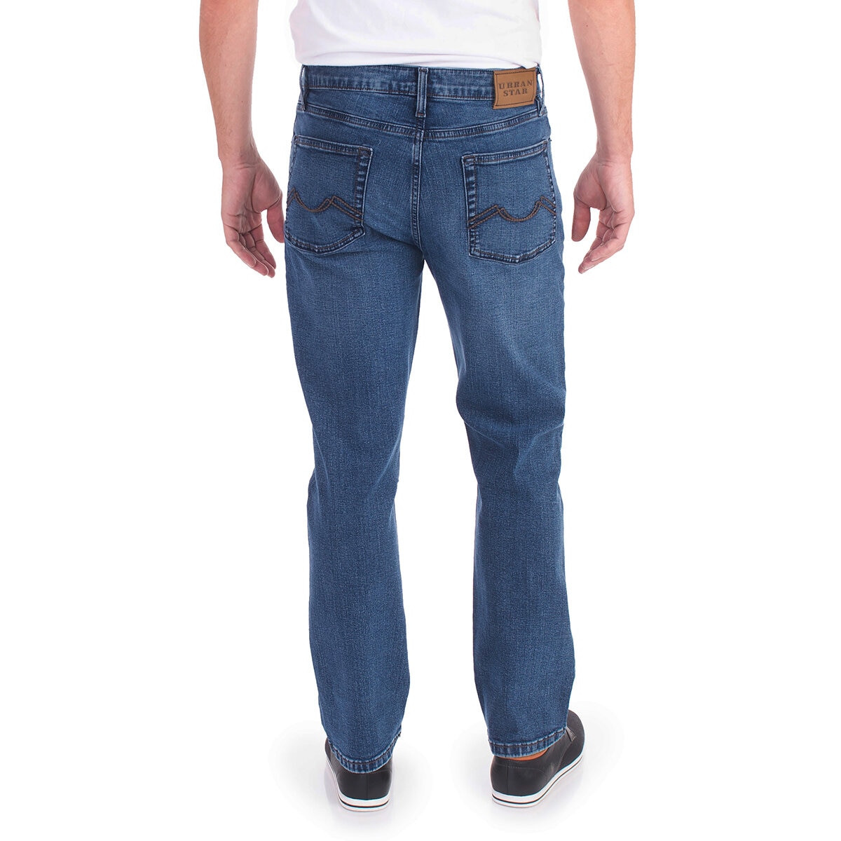 Urban Star Jeans para Caballero Azul Medio 32x34