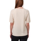 Kersh Blusa para Dama Crema Extra Grande