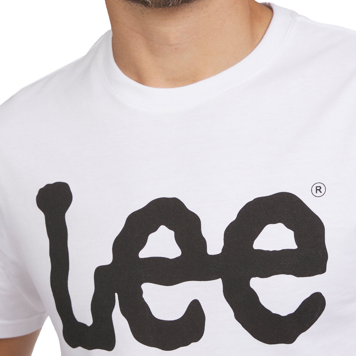 Lee Playera para Caballero Blanco Grande
