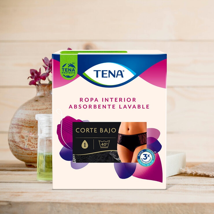 Tena Ropa Interior Reusable Corte Bajo Chico 2 pzas