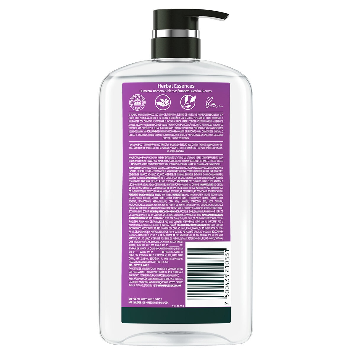 Herbal Essences Shampoo Rosemary 865 ml