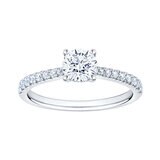 Anillo de Novia de Platino con Diamantes 1.00ctw