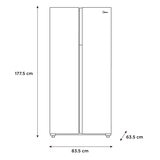 Midea Refrigerador 17' Side By Side Midea Refrigerador 17' Side By Side
