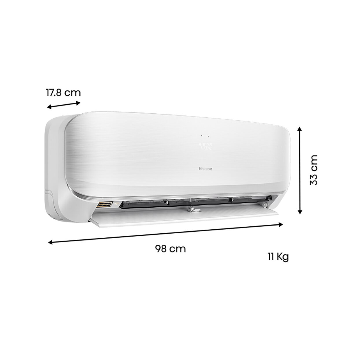 Hisense, Aire Acondicionado Minisplit, Enfriamiento y Calefacción, 12,000 BTU, 220V, Gas R32 Hisense, Aire Acondicionado Minisplit, Enfriamiento y Calefacción, 12,000 BTU, 220V, Gas R32