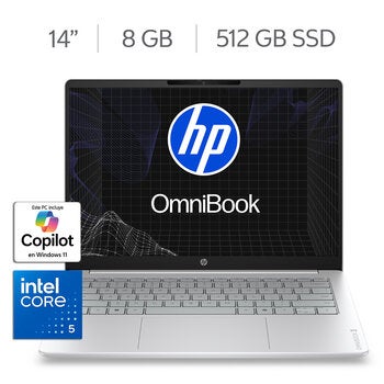 HP Omnibook 3 14-hu0052la Laptop 14" 2K Touch Intel Core 5 120U 8GB 512GB SSD HP Omnibook 3 14-hu0052la Laptop 14" 2K Touch Intel Core 5 120U 8GB 512GB SSD