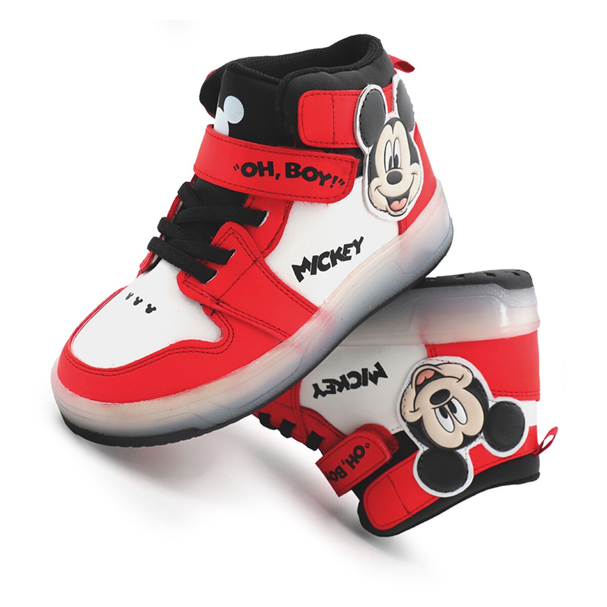 Disney, Tenis para Niño, Modelo Cars y/o Mickey, con Luces, Varias Tallas