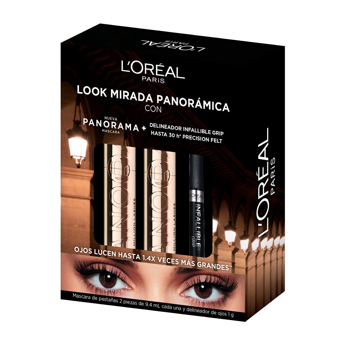 L'Oréal Panorama Máscara de Pestañas + Labial Líquido