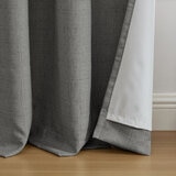 SUNBLK, Cortinas con Bloqueo Solar, Gris