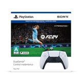 Play Station 5: DualSense Control Inalámbrico - Blanco + EA SPORTS FC 24
