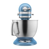 KitchenAid, Batidora Artisan Azul, Tazón de acero inoxidable pulido con asa, 4.7 L