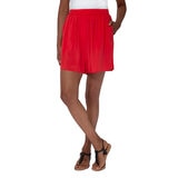 Mario Serrani Italy Shorts para Dama Rojo Mediana