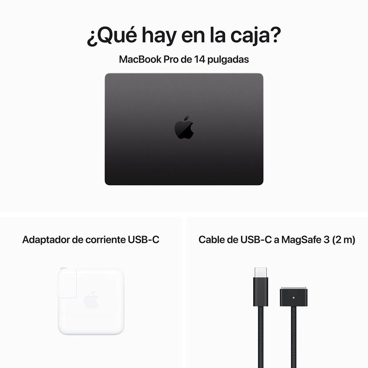Apple MacBook Pro 14" Chip M3 Max 1TB Negro Espacial