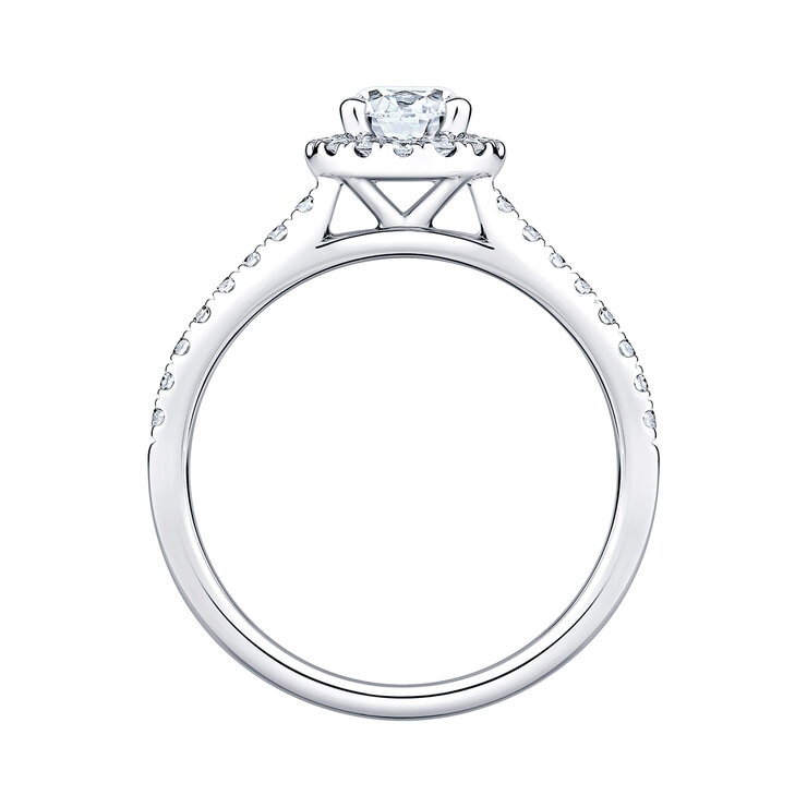 Anillo Nupcial de Diamantes 1.00ctw, Platino