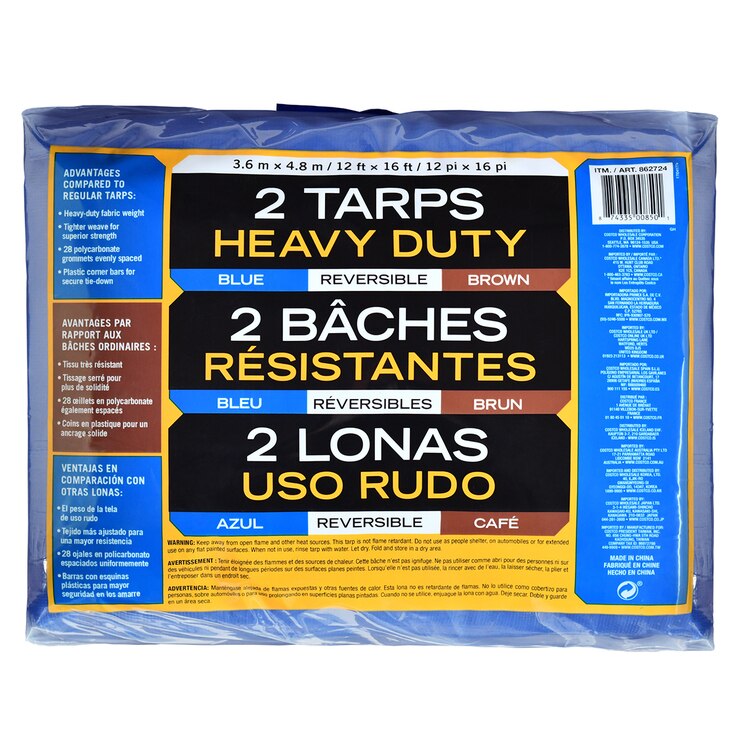 Gyoya Paquete de 2 Lonas Reversibles para uso rudo | Costco México