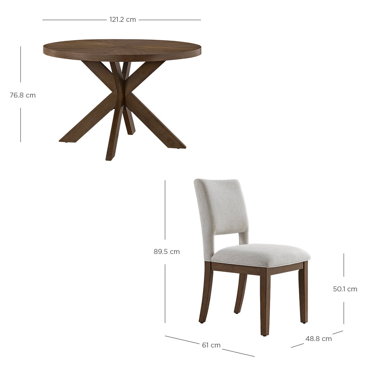 Bayside Furnishings, Amelia, Juego de Comedor de 5 piezas Bayside Furnishings, Amelia, Juego de Comedor de 5 piezas