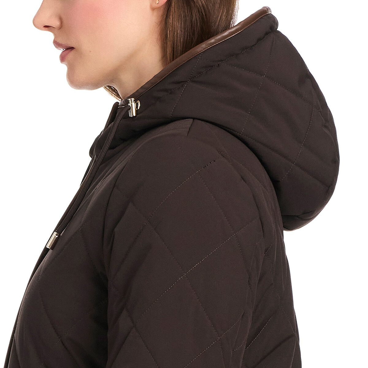 Vince Camuto Chamarra para Dama Café Mediana