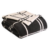 Life Comfort Cobija Tamaño Queen/ King, Dark Grey Plaid