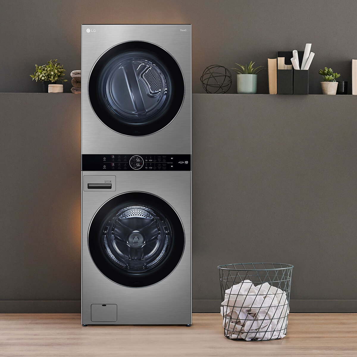 LG Torre de lavado eléctrica WashTower™ gris 22Kg / 22Kg