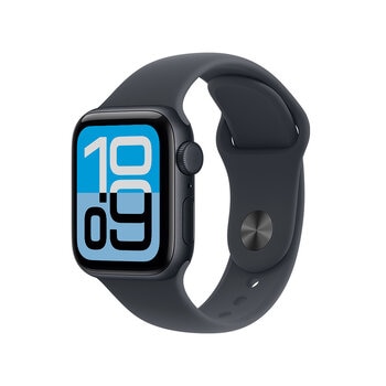 Apple Watch SE 3 (GPS + Celular) 44mm Aluminio Medianoche + Correa Deportiva Medianoche - Talla M/L