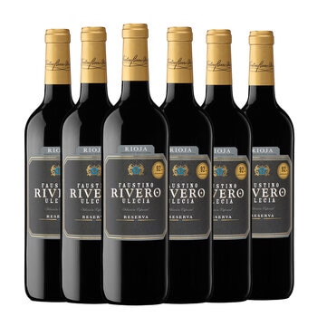 Vino Tinto Faustino Rivero Ulecia Reserva 6/750 ml