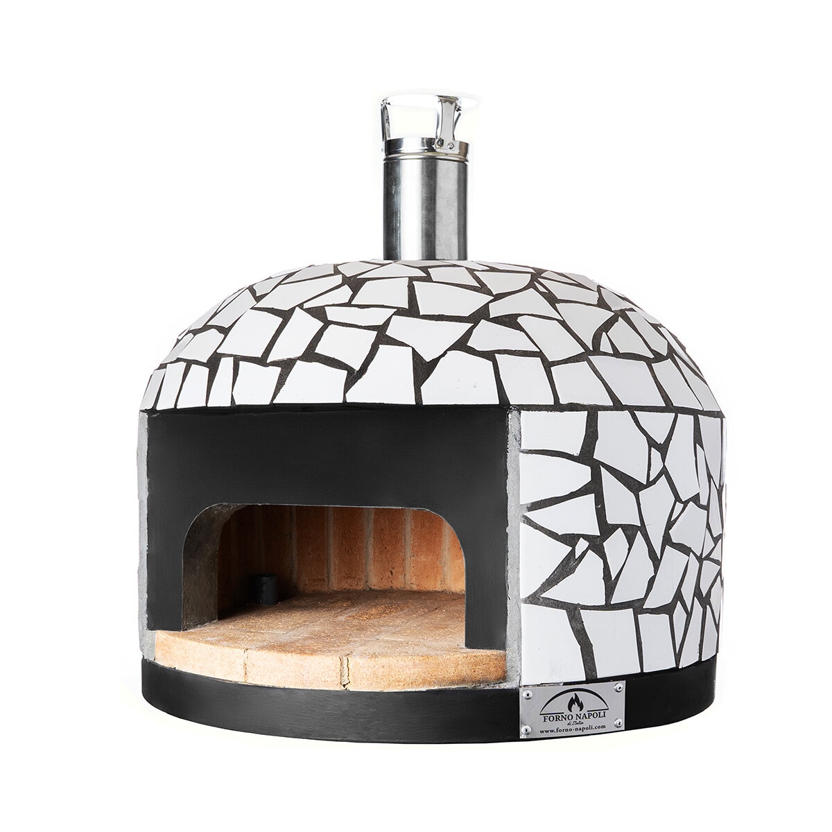 Forno Napoli, Horno de Leña Modelo Barano, Color Blanco