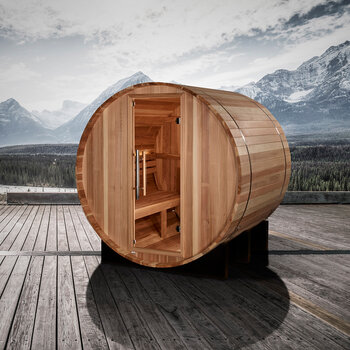 Sauna de Vapor con Diseño de Barril Dynamic St Moritz, 2 Personas