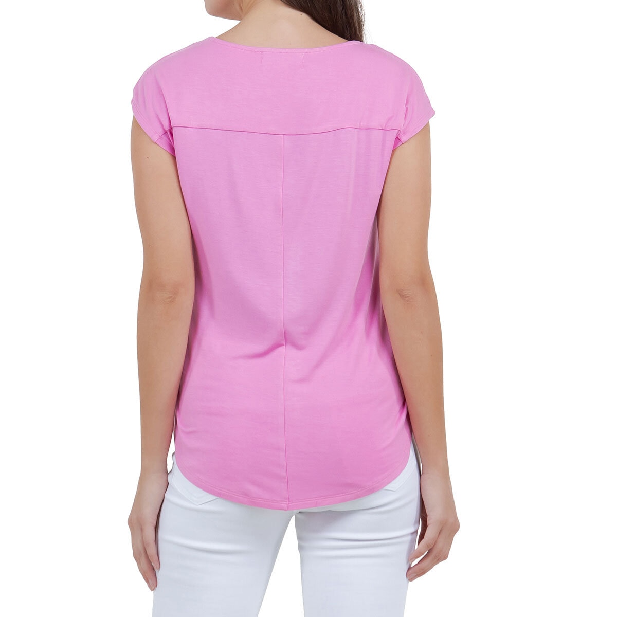 Cristina B Blusa para Dama Rosa Extra Chica