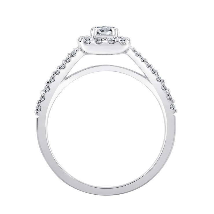 Anillo, 0.60ctw Diamantes, Oro Blanco 14kt Anillo, 0.60ctw Diamantes, Oro Blanco 14kt