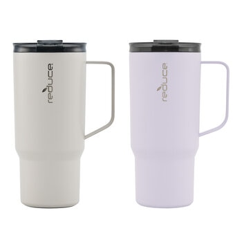 Reduce - Hot 1 Mug Taza de 700 mL con Control de Flujo en la Tapa 2 Piezas Varios Colores