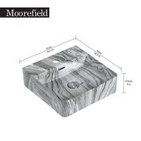 Moorefield, Lavabo de Baño de Cerámica Veteada Colombe