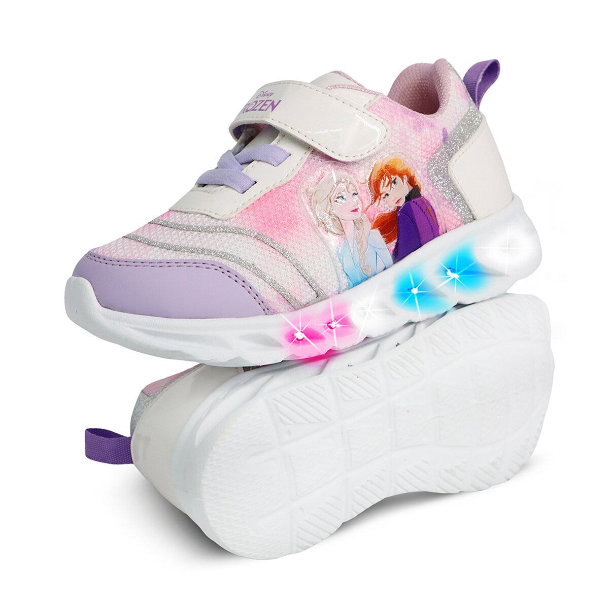 Disney Frozen, Tenis Color Lila, para Niña, Varias Tallas