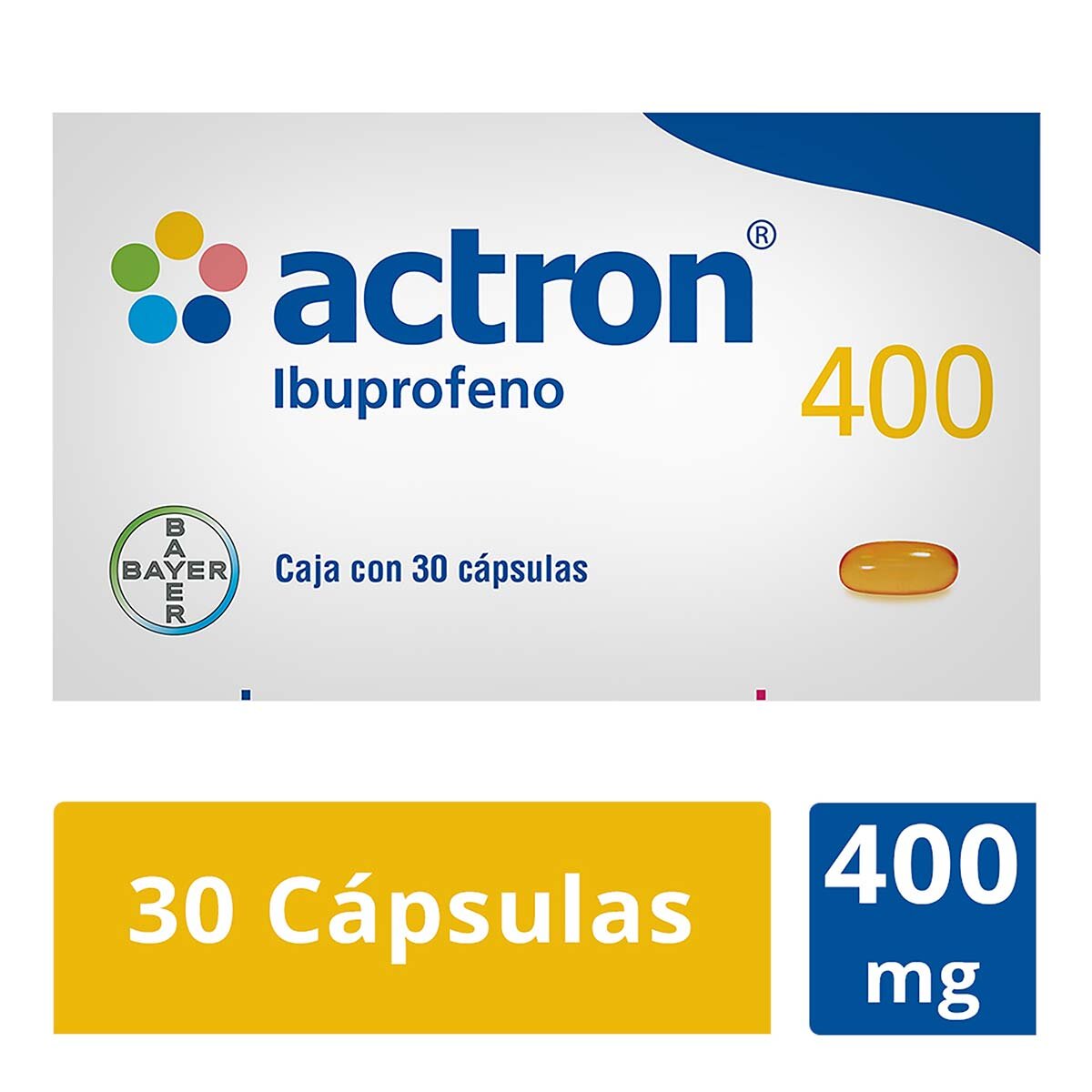 Actron 400mg 30 Cápsulas